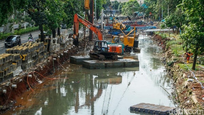 Proyek Penataan Kali Cideng Dipacu untuk Kurangi Risiko Banjir di Jakarta