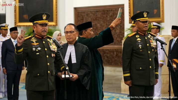 Prabowo Resmi Lantik Maruli Simanjuntak Jadi Wakil Panglima TNI, Tandyo Budi Revita Jabat KSAD